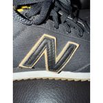 New Balance  501 Black Leopard Print Lined Sneakers Athleisure Shoes‎ Photo 5
