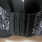 Bebe  Monochrome Logo Print Bra Photo 2