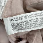 ZARA  Pleated Front Trouser Pants Blush Size 4 Relaxed Ankle Photo 7