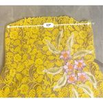 Anthropologie Helsi Elena Strapless 3D Floral Structured Lace Mini Dress XL Photo 8