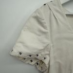 Rag and Bone  White Black Short Sleeve Mini Dress Cutout Designer Formal Size 4 Photo 3