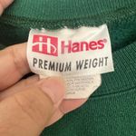 Hanes Vintage Christmas Sweatshirt Holiday Tree Crewneck Festive Top Women Large Photo 3