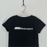 BMW Motorsport Short Sleeve Car T Shirt Womens M Black Size M Photo 8