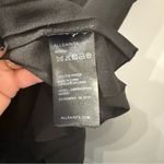 All Saints Drop Waist Pleated Swing Dress Black Size 6 Photo 4