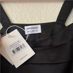 Peppermayo NWT  Odette Satin Mini Dress Black Classic LBD Closet Staple size m Photo 3
