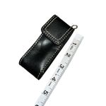 Black Lipstick Accessories Case Travel Bag Keychain Mirror Clip Women’s Leather! Photo 1