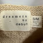 Debut Dreamers By  Tan Knit Halter Top Cropped Tank Sleeveless Small to Medium Photo 6