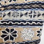 Jane Ashley Vintage Vest Wool Cotton Lined Floral Embroidery Size M Photo 6