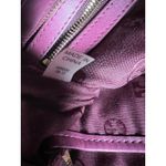 Tory Burch  Priscilla‎ Purple Leather Shoulder Bag Satchel Hobo Bag Front Pocket Photo 15