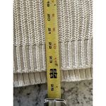 LRL Lauren Ralph Lauren Women's Cable Knit V Neck Sweater Beige Sz S Photo 9