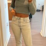 American Eagle Outfitters Stripe Mom Jeans Photo 0