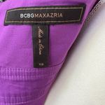 BCBGMAXAZRIA Y2K  Purple Bow Dress with Pockets gunmetal zipper size XS Photo 3