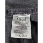 AGOLDE Black Denim Cropped Trucker Jacket Distressed Raw Hem Womens M Photo 8