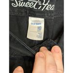 Old Navy  Women's Pants Sweetheart Flat Front Straight Leg Denim Black Plus Sz 18 Photo 4