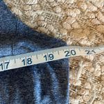 IZOD  Women's Blue Melange Sleeveless Collared Golf Blouse‎ Shirt Size Large Photo 6