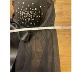 Victoria's Secret Sexy Little Things Baby Doll Lingerie Black Sheer Bow Gems 36B Photo 8