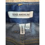 Good American Good Waist High Rise Raw Hem Skinny Jeans Blue Wash Size 12 31 Photo 1