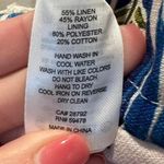 NWT House of Harlow 1960 Cream Blue Floral Macaw Boho Maxi Dress XS Photo 7