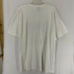 Smiley Face Checkered Santa Hat Graphic T Shirt Womens 2XL White Red Size 2X Photo 7