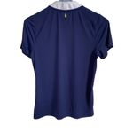 Smith & Quinn women's small blue and white short sleeve pullover polo top Photo 9