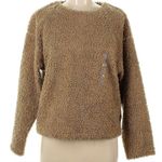 Uniqlo  PILE-LINED FLEECE LONG-SLEEVE PULLOVER Camel/Tan Size Medium M Photo 0
