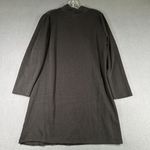 ZARA  Sweater Dress Womens Large Textured Long Sleeve Mock Neck Tunic Minimalist Photo 9