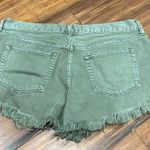 We The Free  Good Vibrations Army Green Denim Short Size 29 Photo 1