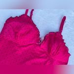 Victoria's Secret Victoria Secret Women's Intimates Top Size Medium Hot Pink Polka Dot A11 Photo 3