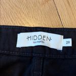 Hidden Jeans  Alex High Rise Baggy Black NWT Size 29 Photo 4