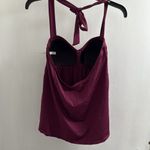 Liz Claiborne  Maroonish Tankini Size 10 Photo 1