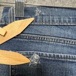 Levi's Y2K  524 Too Superlow Jeans Distressed Raw Hem Low‎ Rise Size 7 Short Photo 7