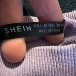 SheIn  Lilac Purple Women's‎ Large Cotton Long Sleeve Slighty Cropped Sweatshirt Photo 7