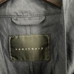 Sanctuary Navy Blue Belfast Utility Belted Cargo Jacket Women's Size XS Military Photo 3