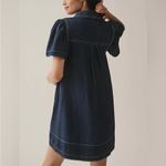 Anthropologie By  Embroidered Denim Shirt Dress Size Small S Photo 5