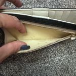 Kate Spade hazel court bow tie tuxedo wallet Cream Black NWOT Photo 2