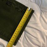 st. john's bay Size 8 Straight Leg Ankle Cropped Dark Green Photo 5