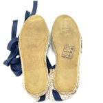 Soludos  Denim Patch Espadrilles Flats size 8 Blue Tie Photo 5