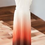 Rachel Roy Cut Out Zippered Pleated Ombré Maxi Dress Size 14 New w/Tag MSRP $169 Photo 1