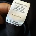 Gibson Latimer Gibson * Latimer Womens Dress Sz S Navy Blue Faux Wrap Belted 3/4 Sleeve New Photo 9