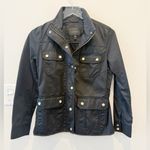 J. CREW Downtown Field Jacket in Black size Petite Small Photo 1