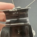 Lead Us Not Into Temptations Journey Box Keepsake Locket Treasure Chest Pendant Silver Photo 12