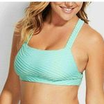 Seafolly NWT Freshwater Crop Top in Fresh Mint Photo 0