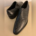 Vince  Women's Black leather Snakeskin Delmar Ankle Boots size 9.5 Photo 1