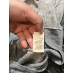 Free People  Utility Sweater Dress Jacket Long Cardigan Coat S Gray Button Down Photo 7