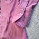Levi's Levi’s Women’s Pink Silky Button Down Longsleeve Shirt XS Photo 2