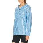 Moncler  Wuisse Rain Jacket Hooded‎ Coated Cotton Blend XXL Light Baby Blue Photo 2