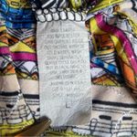 Vintage Agenda Mixed Pattern 3/4 Sleeve Top 90s Large L VTG Blue Photo 8