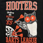Hooters Darts League Hitting the Bullseye Since 83 T-Shirt Size Medium Photo 1