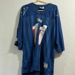 Starter NFL Drew Bledsoe #11 New England Patriots Blue Jersey Men's  XL Size 52 Photo 0