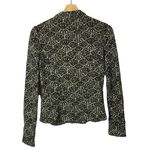 Diane Von Furstenberg  Black & Beige Printed Knit Blazer Jacket 4 Photo 1